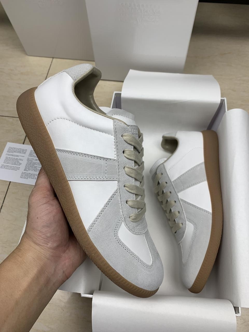 Brand Shoes Designer Quality Genuine Leather Casual Flats for Men Sporty Stylish Lace-up Comfortable Walking Shoes_5