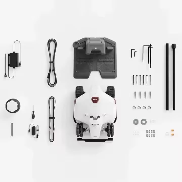 New LUBA 2 AWD 5000X Robot Lawn Mower with 4G, Reception 1.25 Acres, Max. 1.48 Acres All-Wheel-Drive 3000 10000 Mini_4