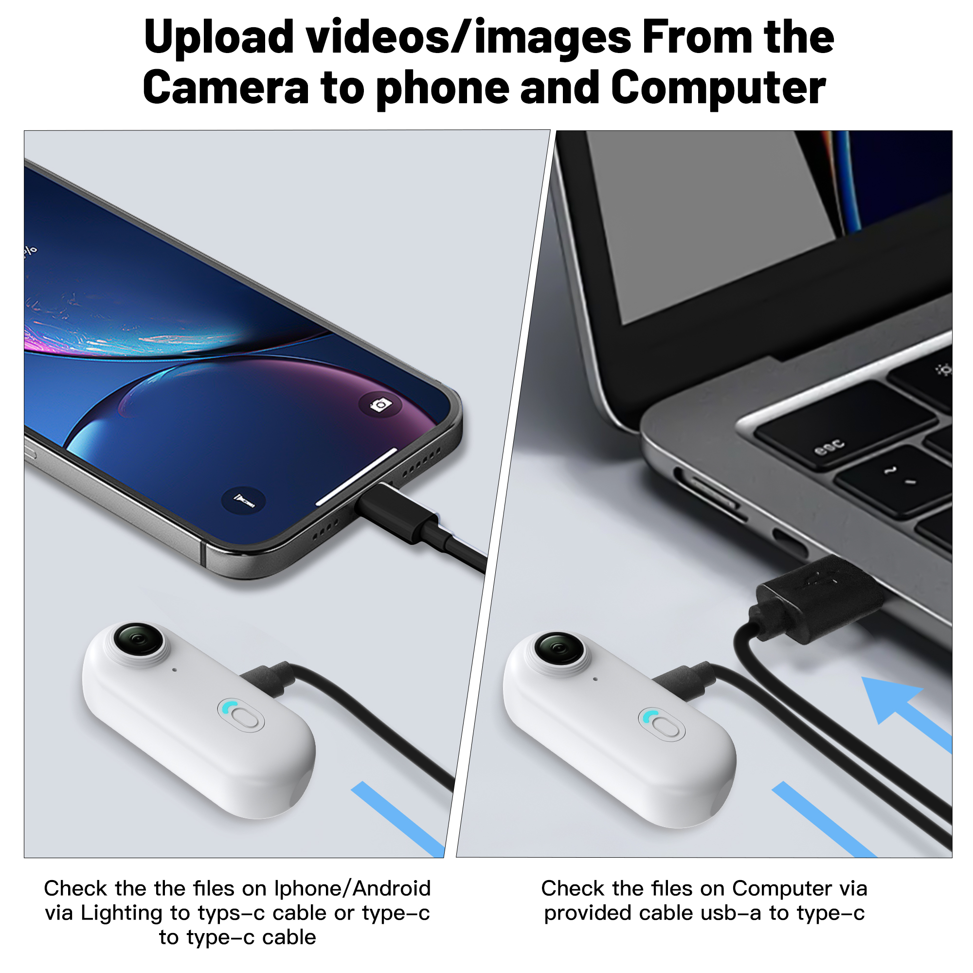 Hot-selling Mini Action Camera, 4K Thumb-sized Mini DV, WiFi Connected, with Lanyard and Clip_2