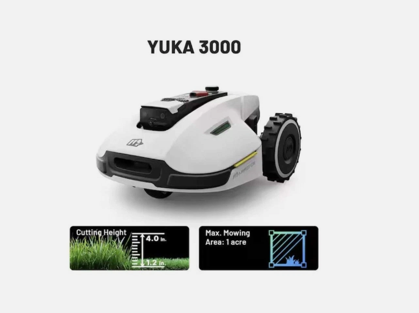 YUKA 1500 3D Vision Robot Lawn Mower Ready to Ship With Factory Warranty_4