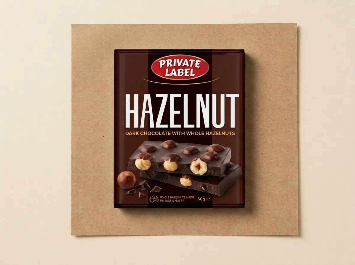 Hazelnut dark chocolate tablet — Turkish Manufacturer_2