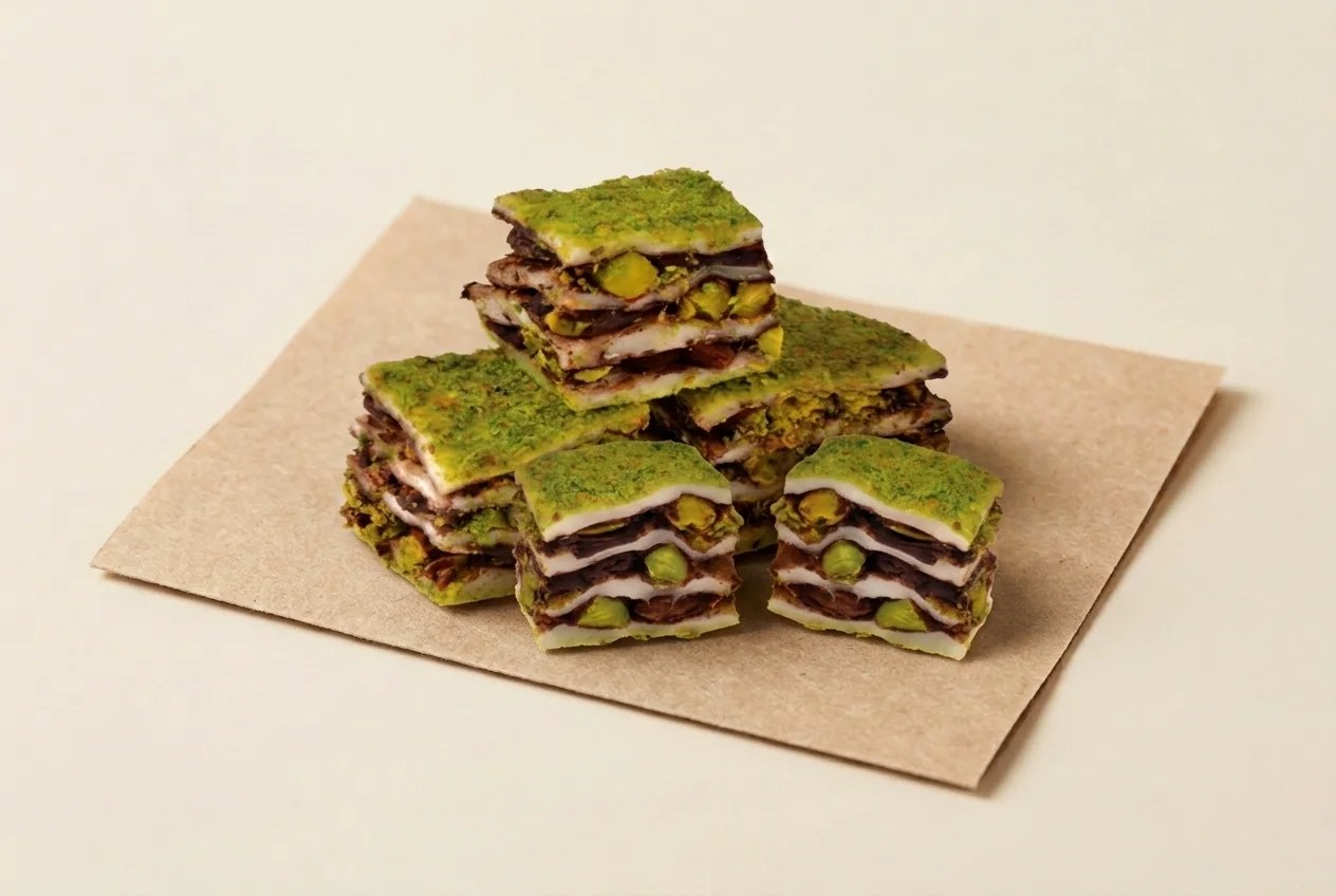 Ground-pistachio coated baklava delight — Turkish Manufacturer_2