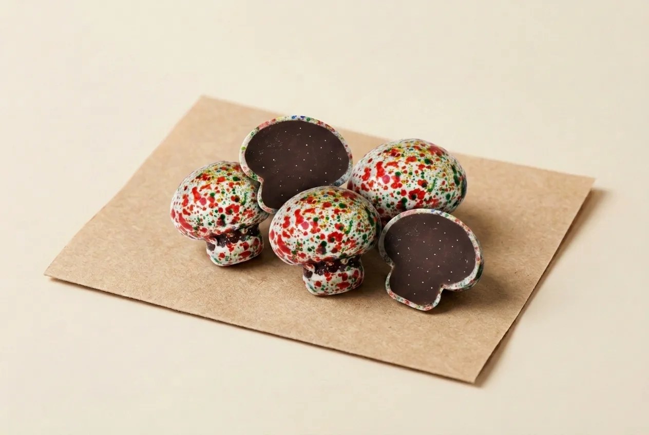 Mini mushroom with popping candy dragée — Turkish Manufacturer_2