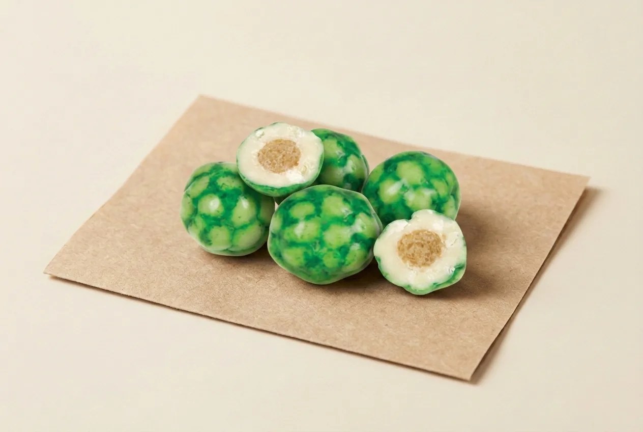 Puffed-rice dragée with popping candy, apple — Turkish Manufacturer_2