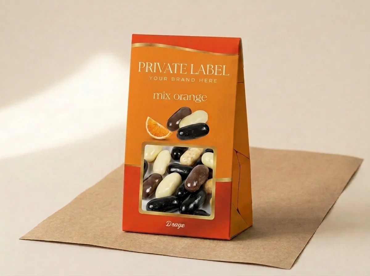 Orange sticks, milk and white dragée — Turkish Manufacturer_2