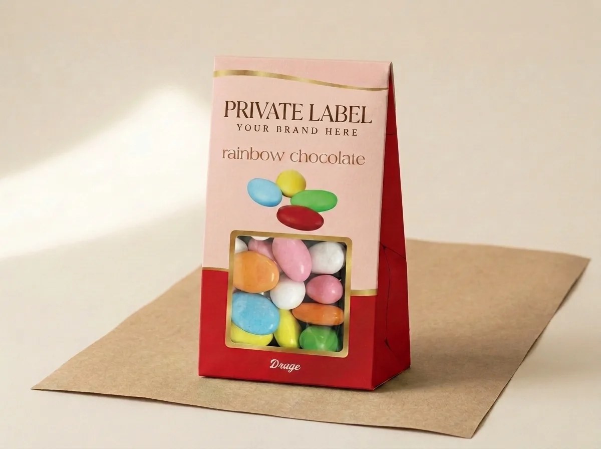 Rainbow almond-shape dragée — Turkish Manufacturer_2