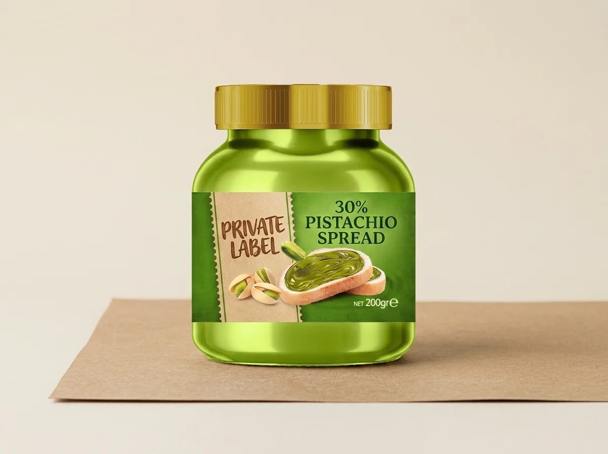 30% grey-pistachio spread (200 g glass jar) — Turkish Manufacturer_2