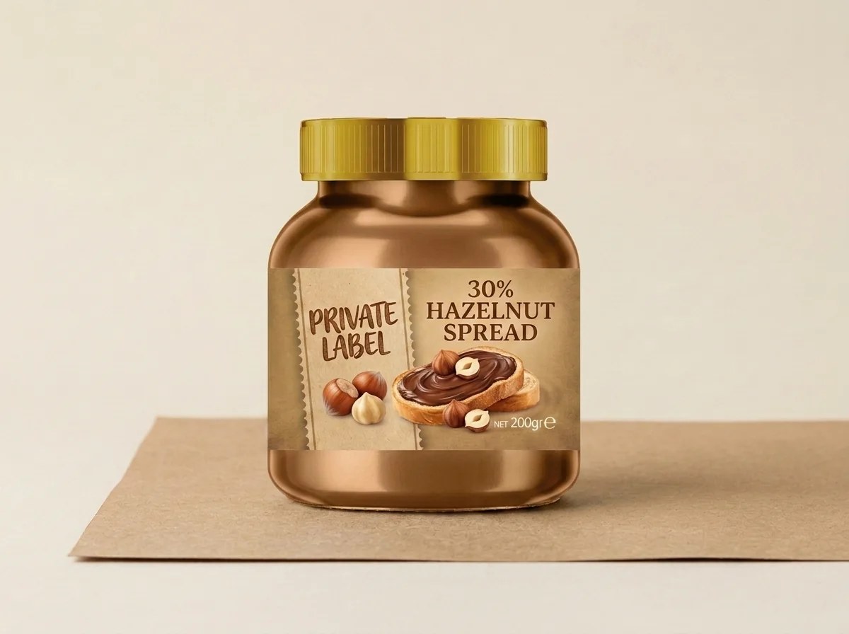 Hazelnut spread (200 g glass jar) — Turkish Manufacturer_2
