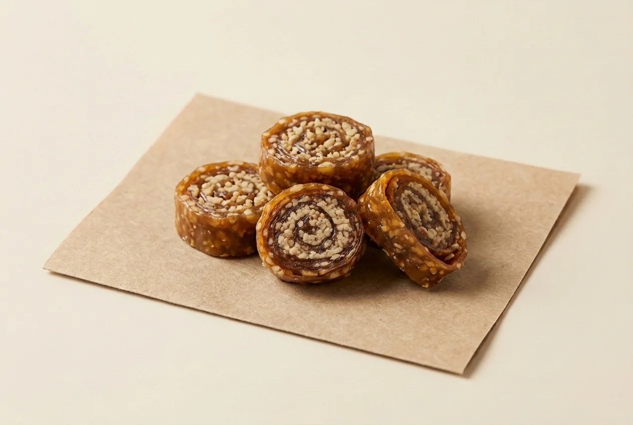 Fruit leather roll with honey and hazelnut — Turkish Manufacturer_2