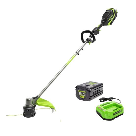 Greenworks 82V 16 Inch Brushless String Trimmer 1.5KW Kit with Two 2.5 Ah Batteries and Dual Port Rapid Charger_5