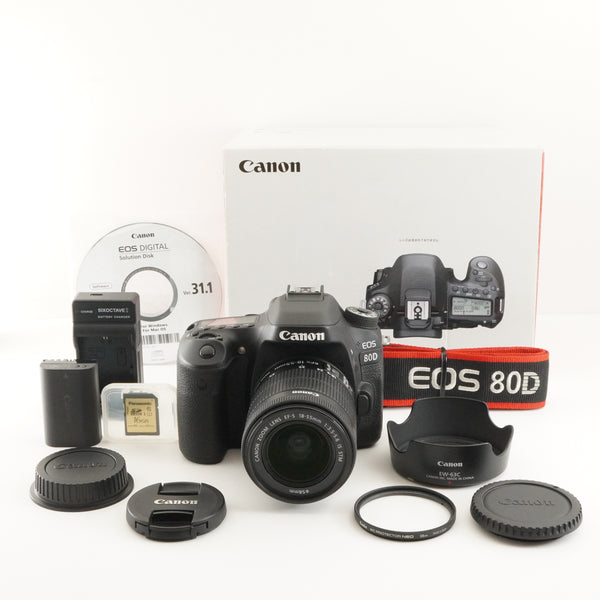 Canon EOS 80D In Box   EF-S 18-55mm IS STM   16GB SDHC Card_2
