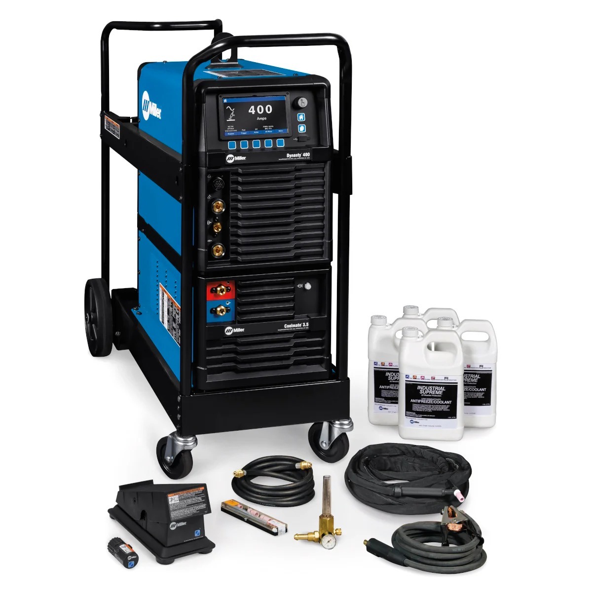 Millers Dynasty 400 welder Complete Package with Foot Control_2