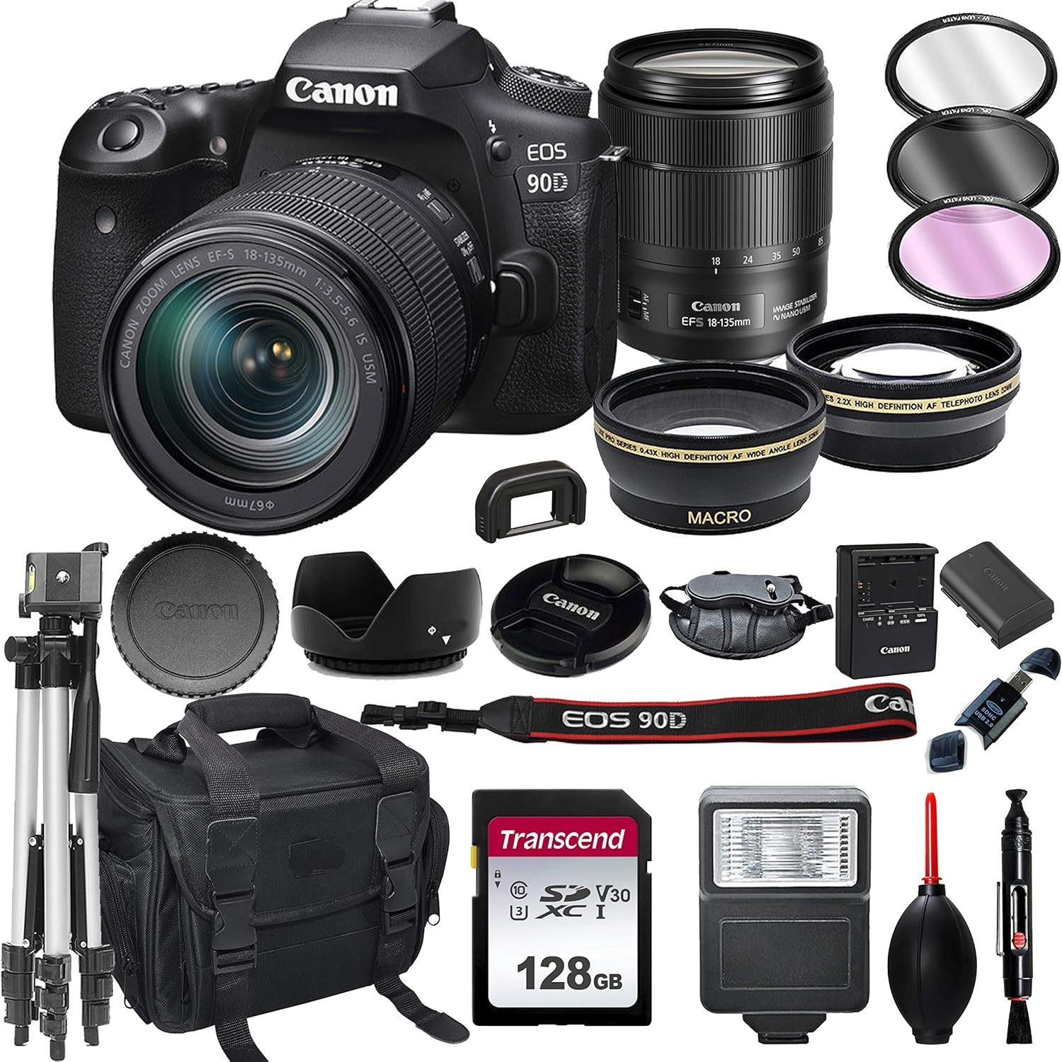 Canon EOS 90D Digital SLR Cameras 18-135 IS USM Len   Kits Accessories Digital SLR Cameras Complete_2