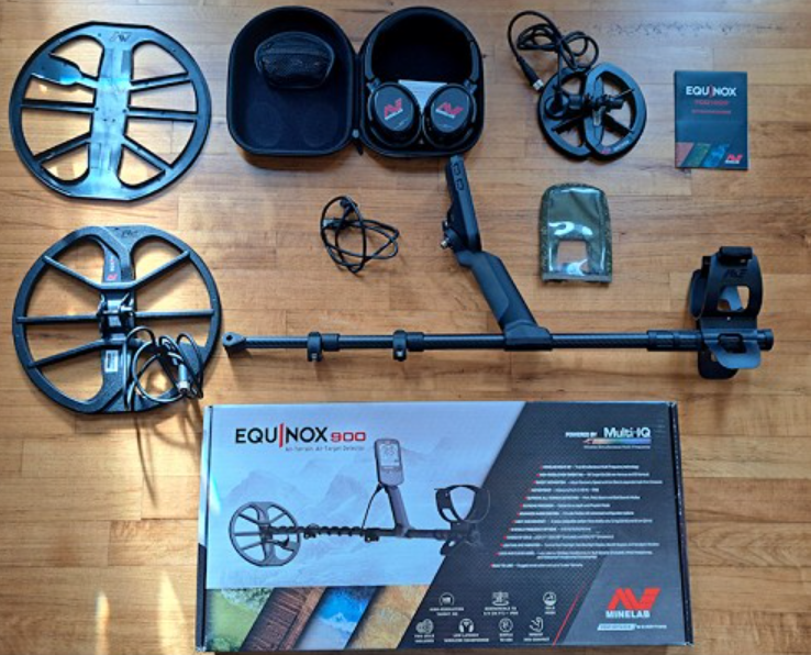 New Original Equinox 900 Multi-Frequency Collapsible Metal Detector for Adults Bundle with EQX 15 Coil_2