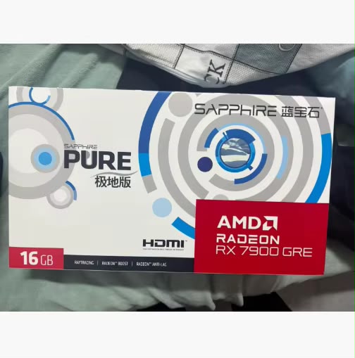 New Sapphire RX 7900 GRE 16GB Fan-Cooled PCI Express 256 Bit for Workstation Gaming Graphics Card GPU_2