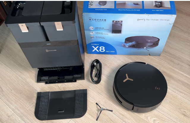 Ecovacs DEEBOT X11 OmniCyclone Robot Vacuum Cleaner and Mop PowerBoost Charging OZMO Roller 2.0 Self-drying Automatic Emptying_3