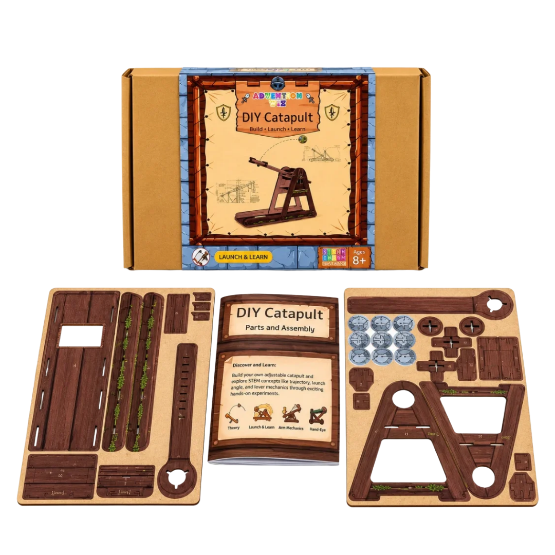 AdventionWiz DIY Catapult Kit – Educational STEM Engineering Toy for Kids_5