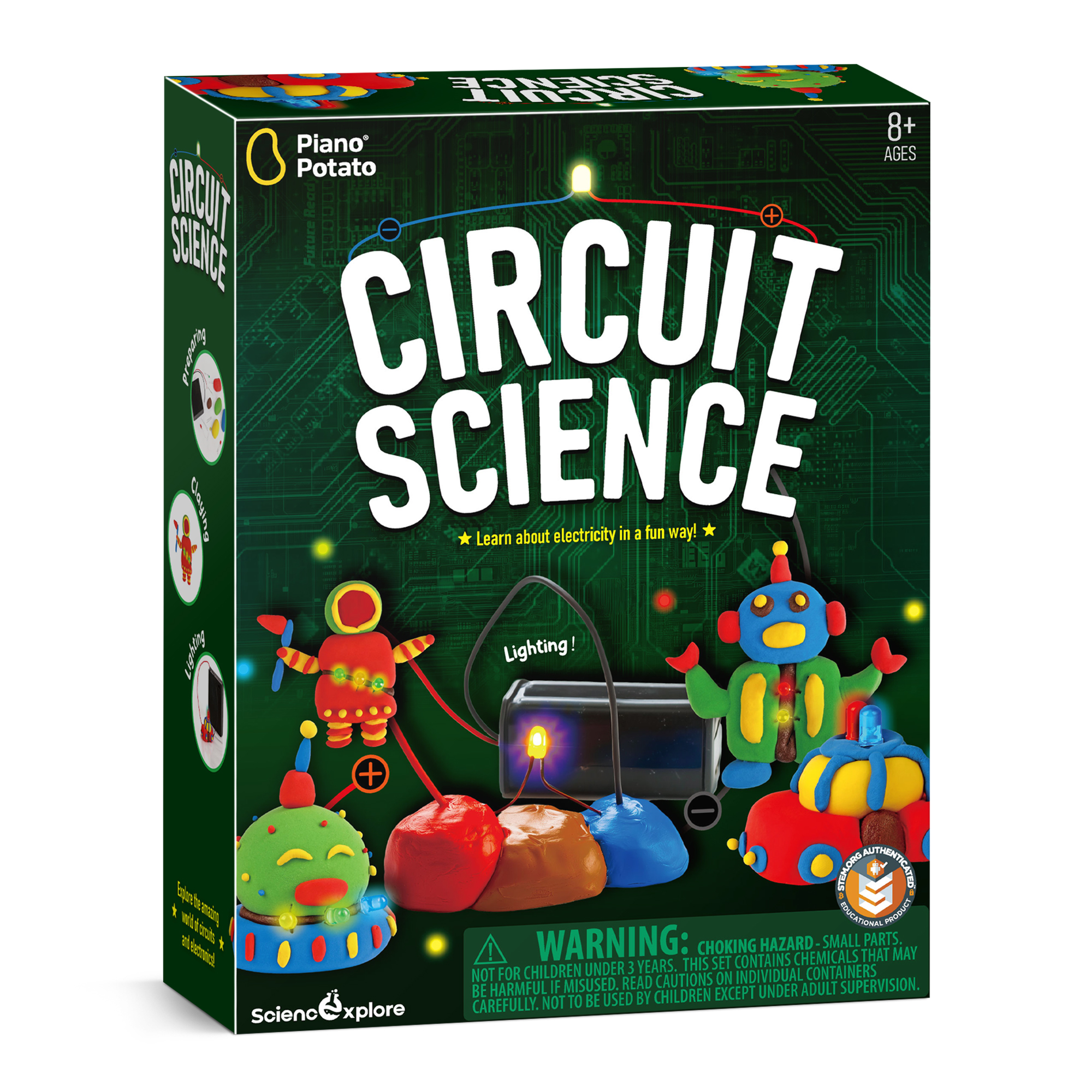 Piano Potato Circuit Science Clay Electronics Kit_2
