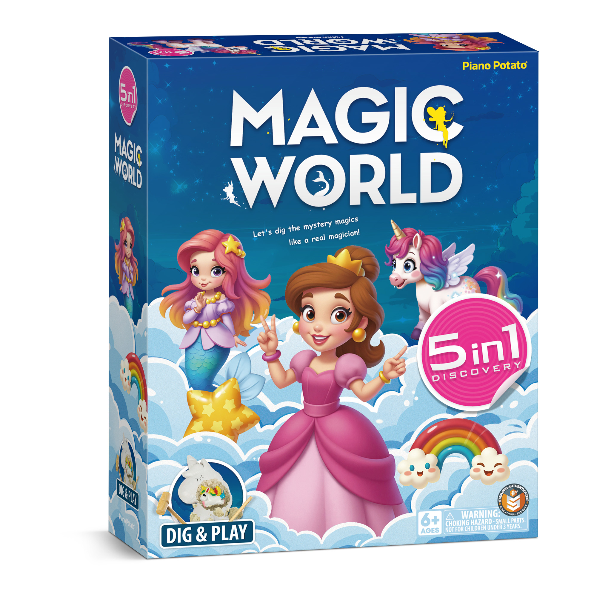 Piano Potato 5-in-1 Magic World Dig Kit_2