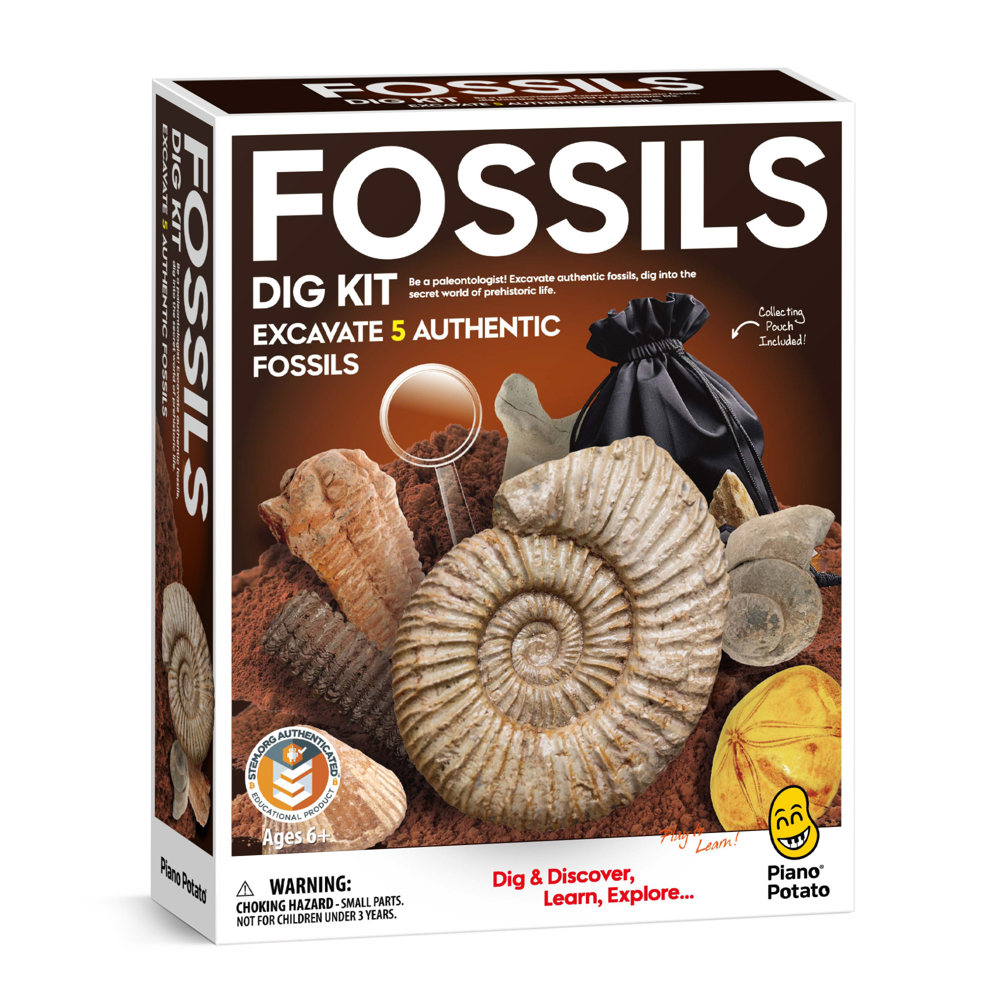 Piano Potato Fossils Dig Kit - 5 Discoveries_2
