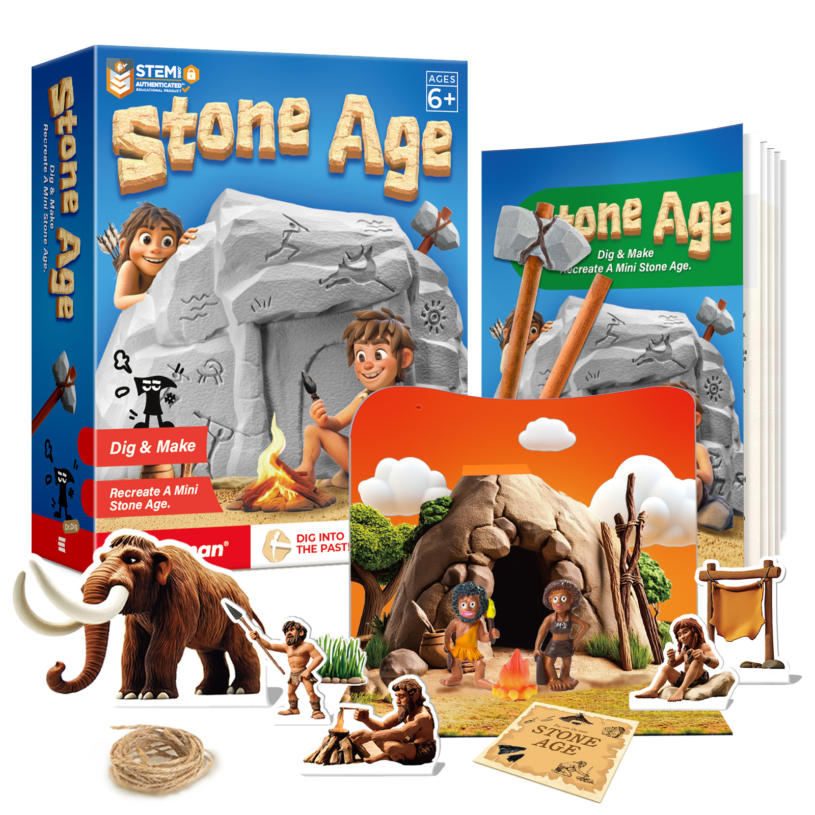 Eduman Stone Age Dig and Make Educational Kit_2