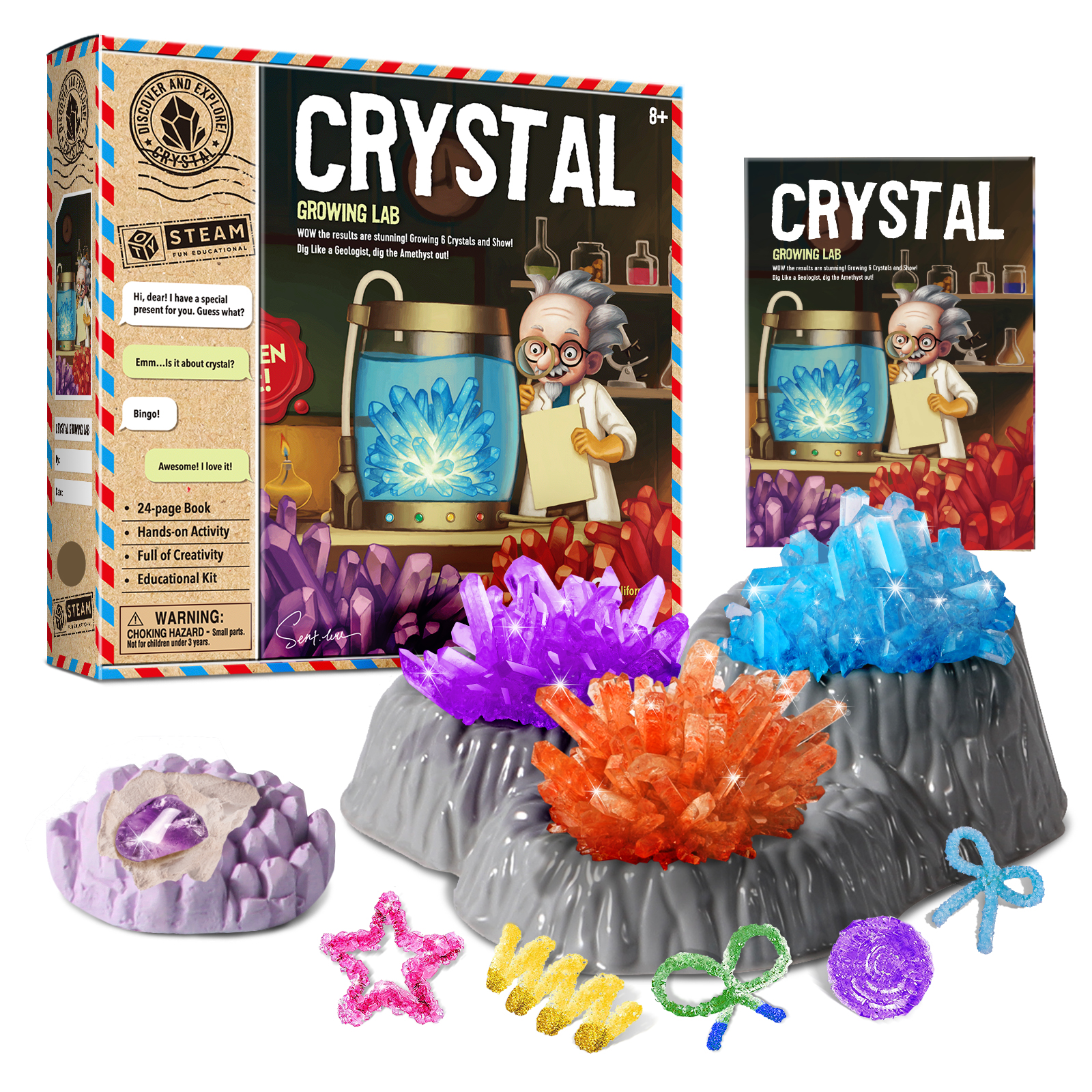 Piano Potato Exploration Express Sparkly Crystal Science Lab_2