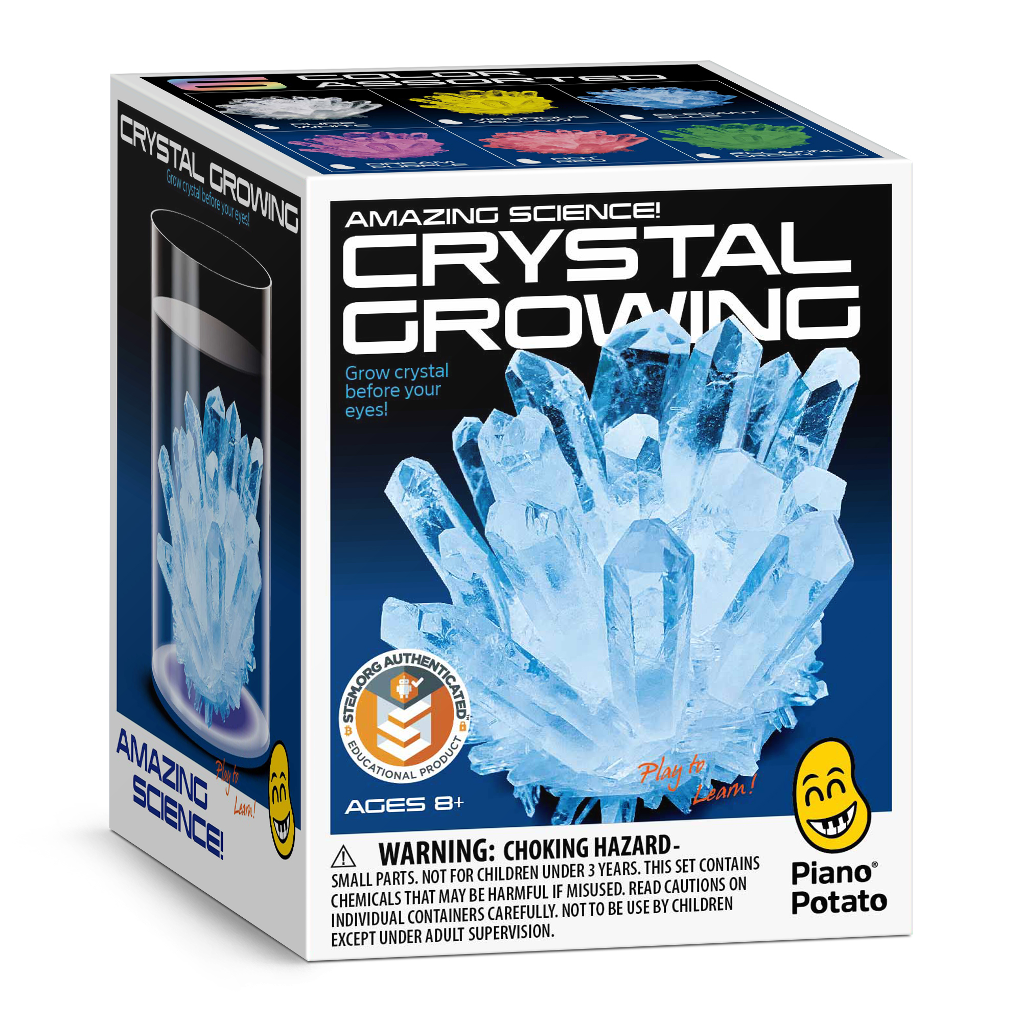 Piano Potato Blue Crystal Growing Science Kit_2