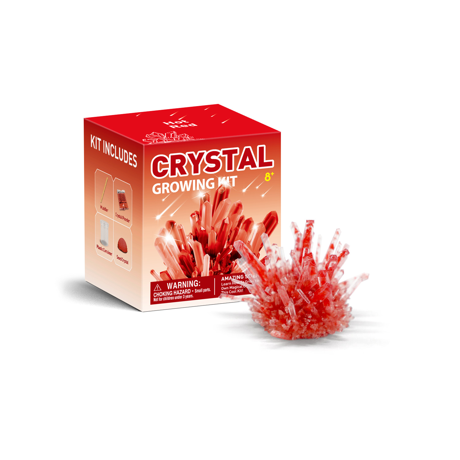 Piano Potato Red Crystal Growing Science Kit_2
