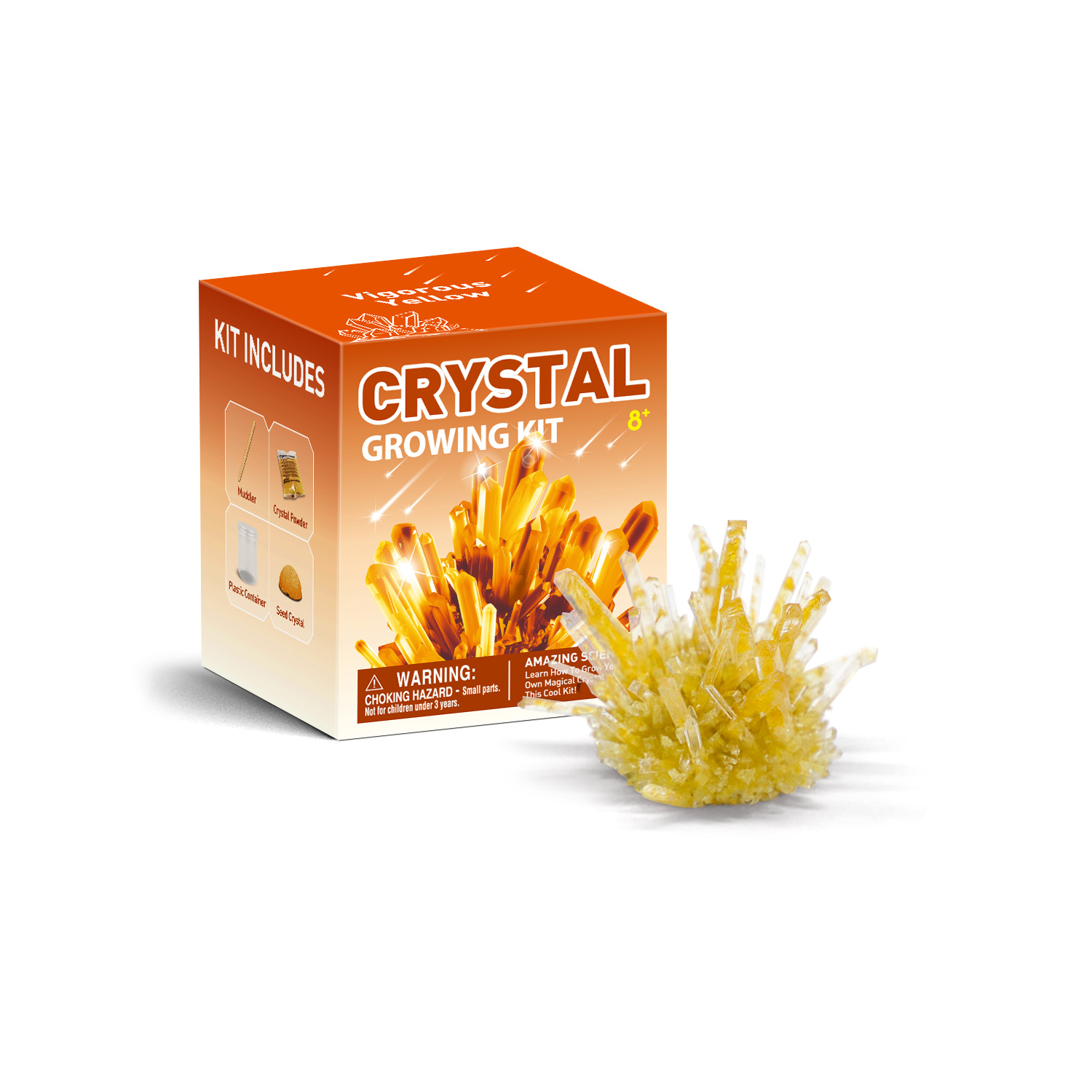 Piano Potato Yellow Crystal Growing Science Kit_2