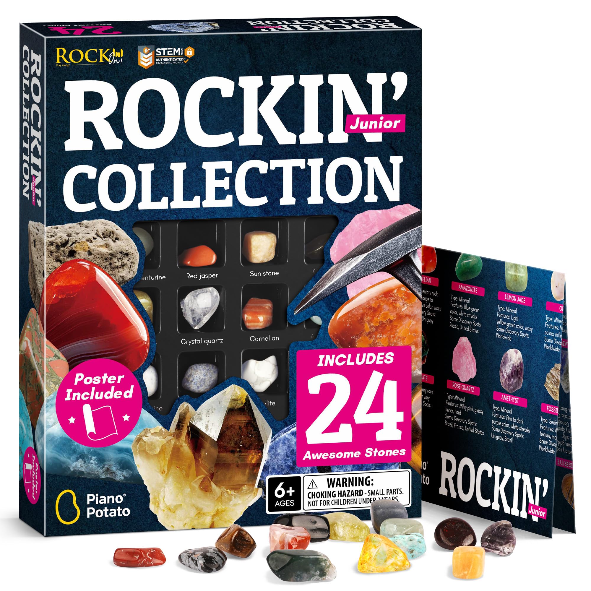 Piano Potato Rockin Junior Collection 24 Stones_2