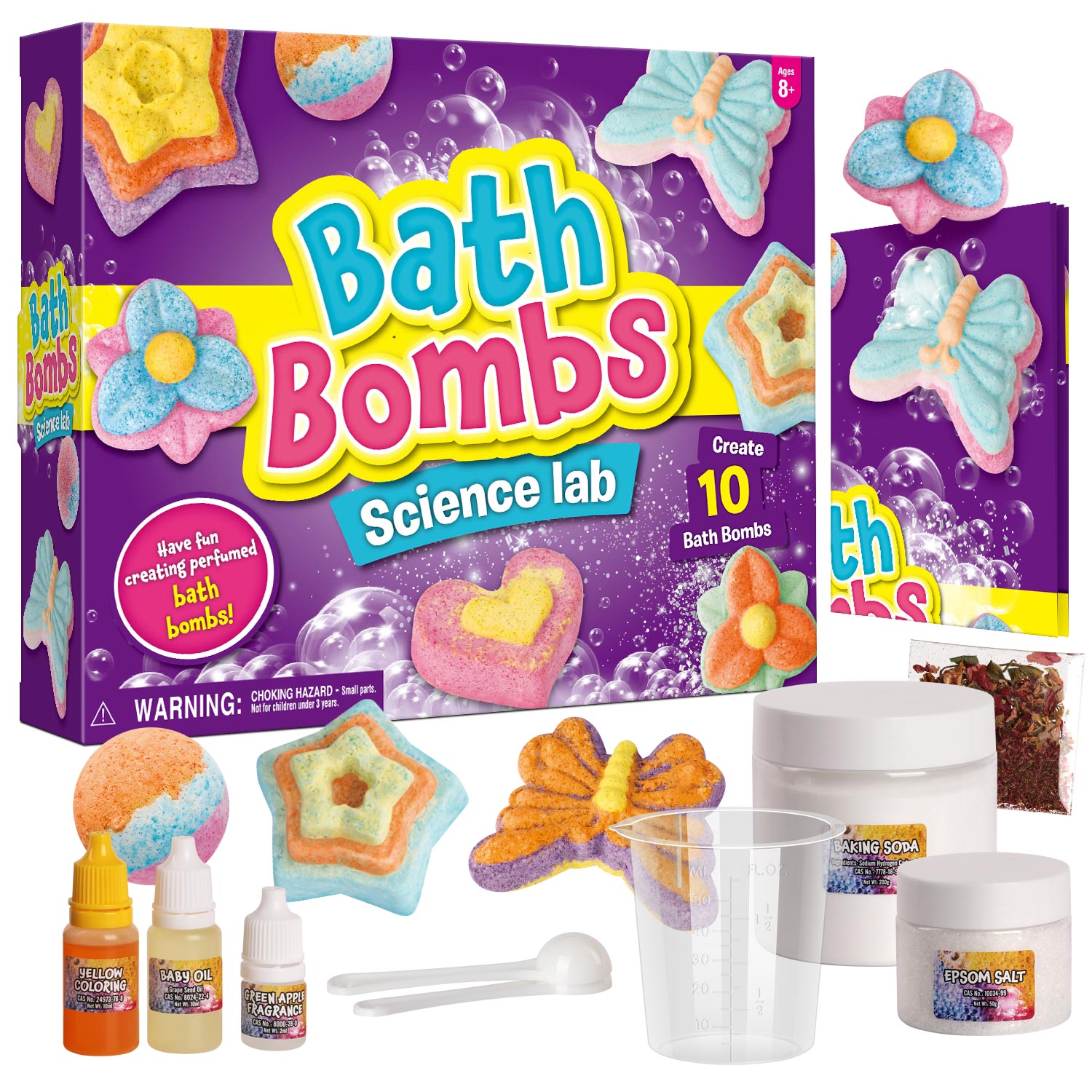 Piano Potato Make Your Own Bath Bombs Science Lab Kit 10 Designs_2