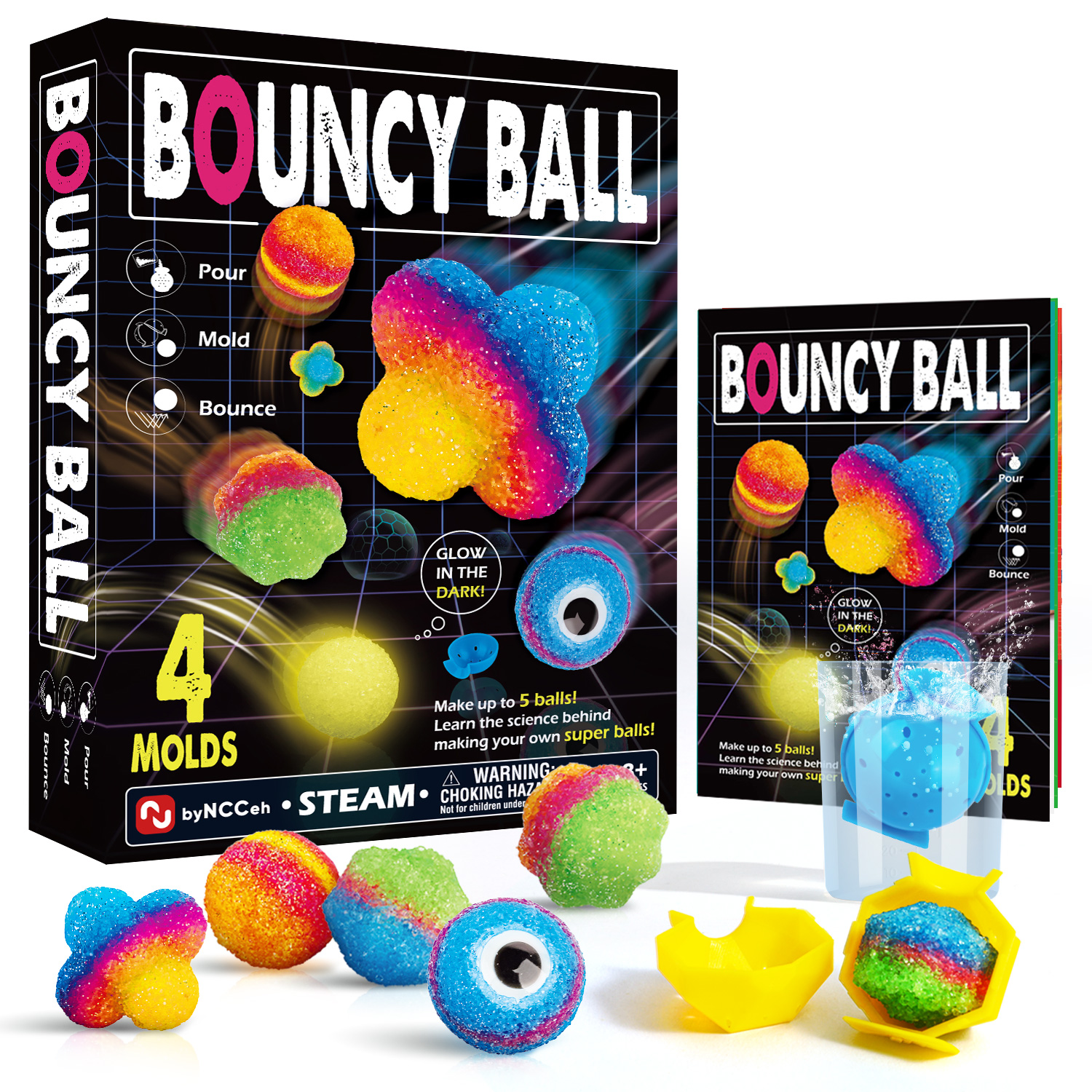 Piano Potato SciencExplore Make Your Own Bouncy Ball Kit_2