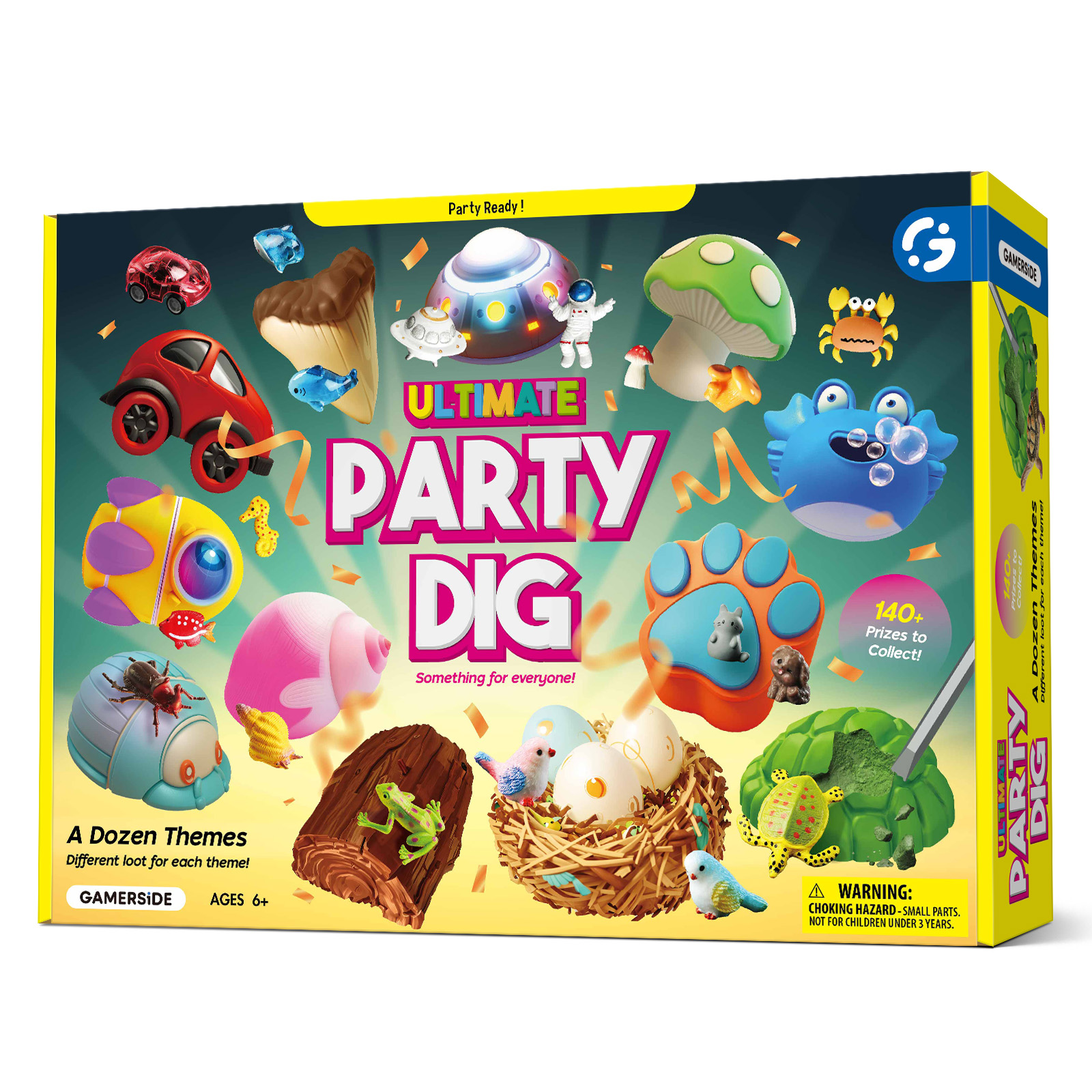 Gamerside Ultimate Party Dig Kit 12 Themed Blocks_2