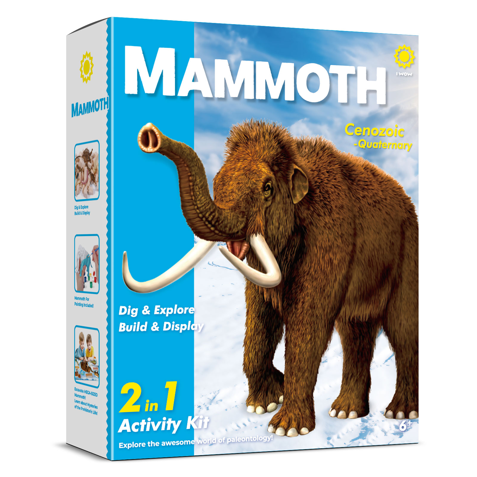 Piano Potato Mammoth Dig Build and Paint Blue Box Kit_2