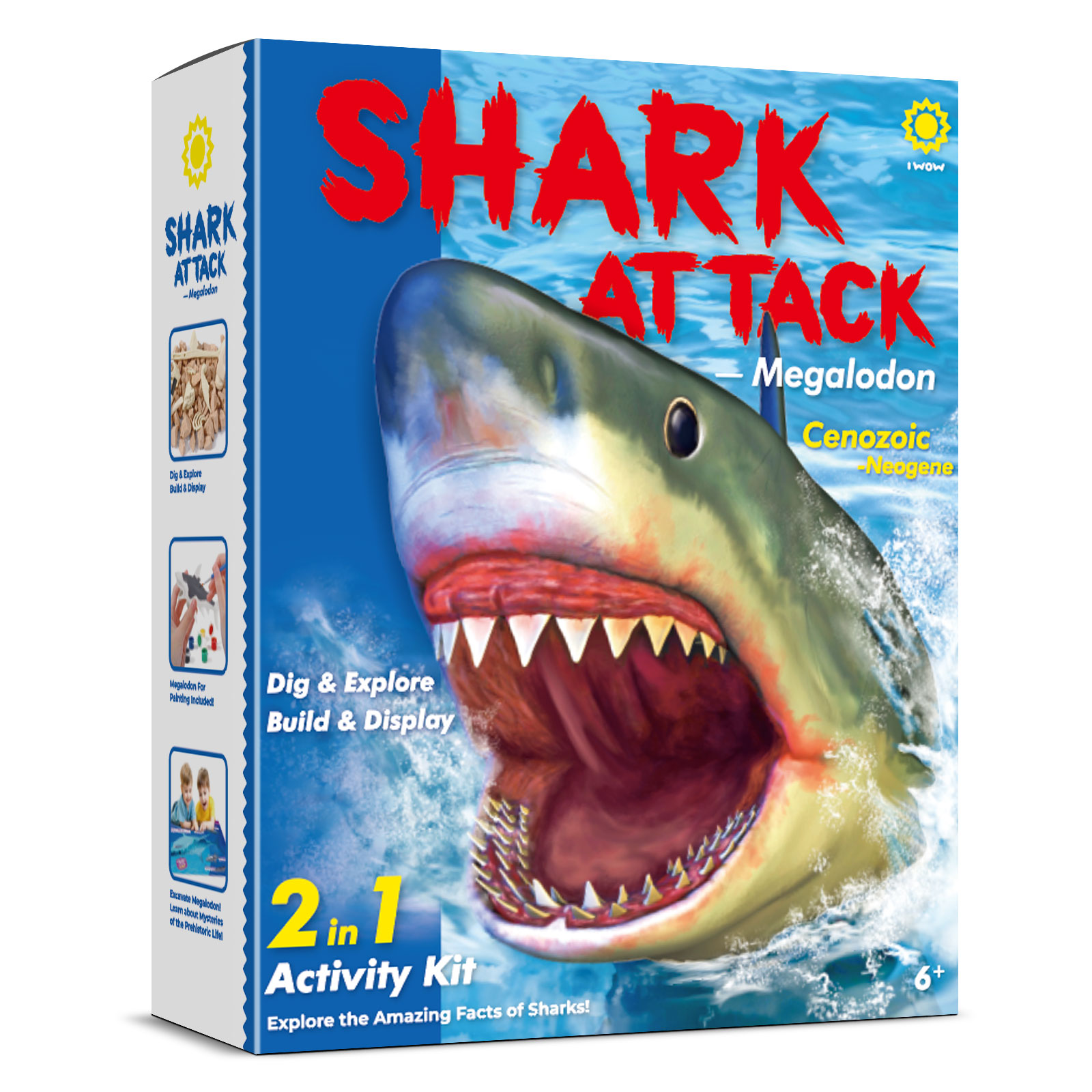 Piano Potato Megalodon Dig Build and Paint 2 in 1 Kit_2