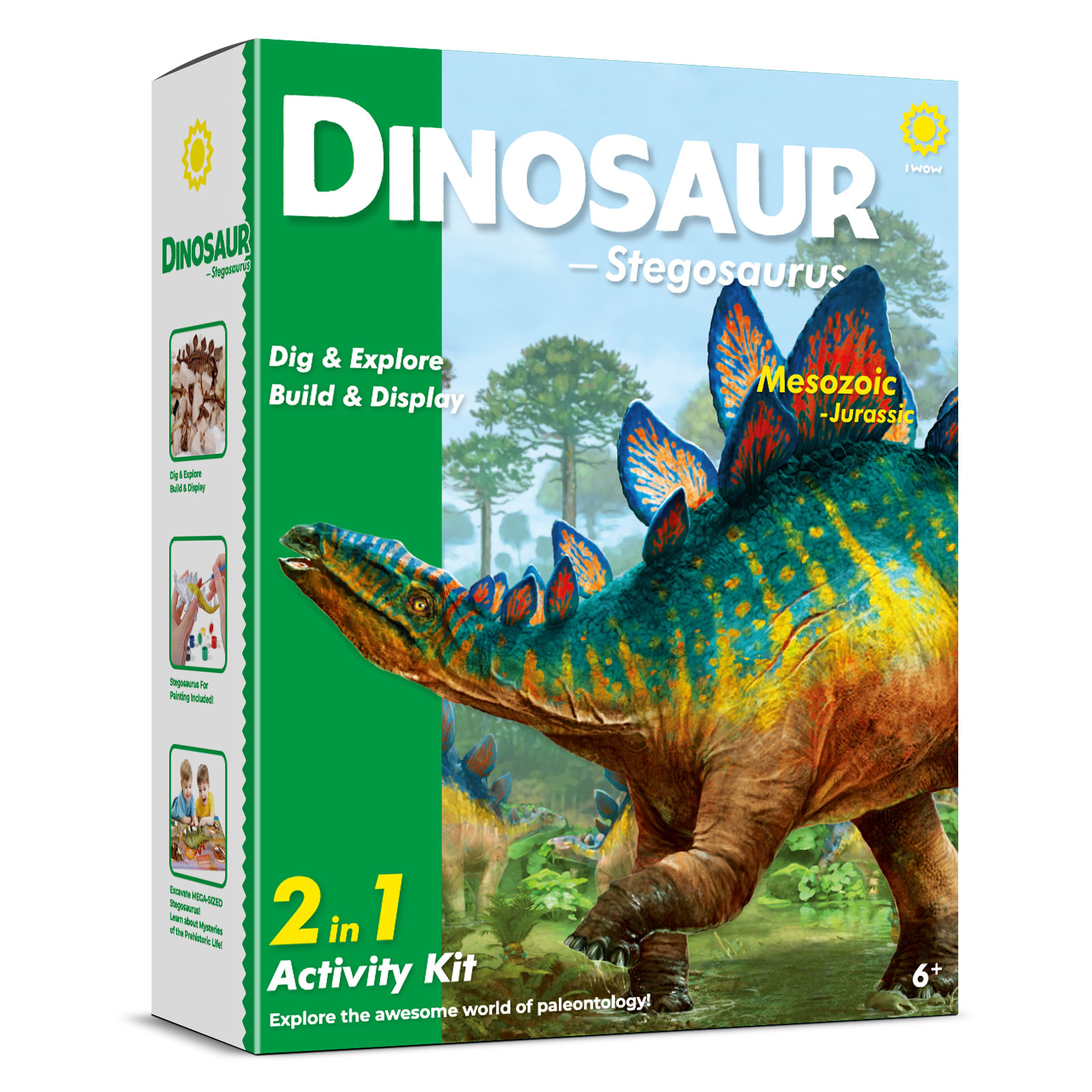 Piano Potato Stegosaurus Dig and Paint 2 in 1 Kit_2