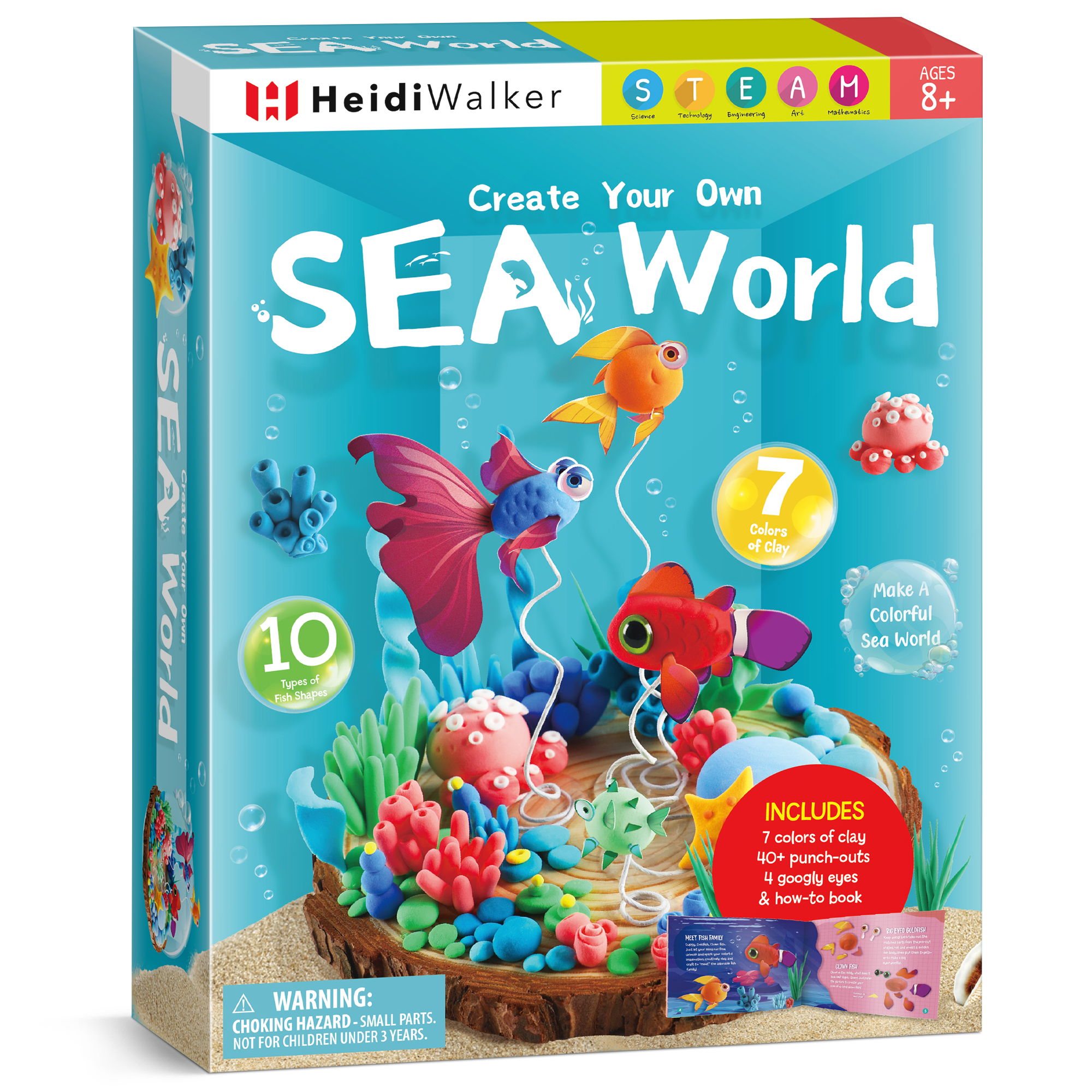 HeidiWalker Create Your Own Sea World Clay Craft Kit_2