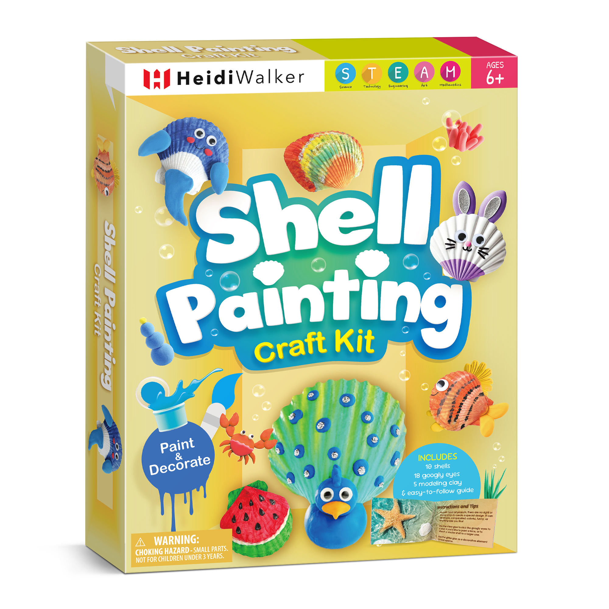 HeidiWalker Shell Painting Craft Kit_2