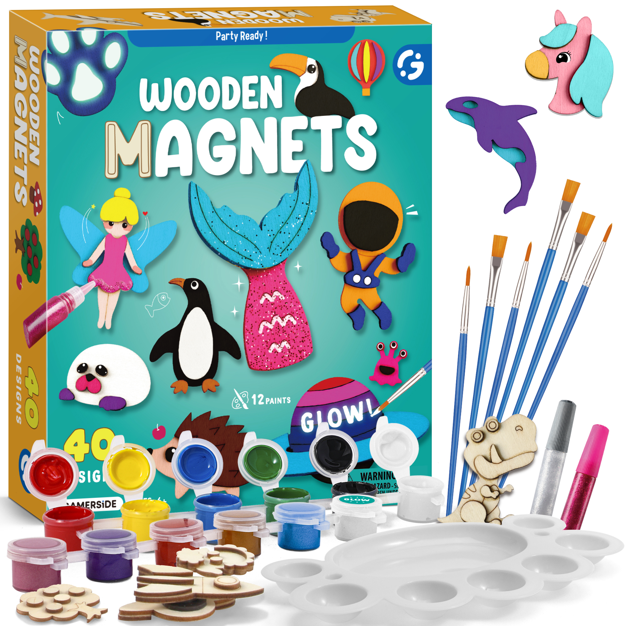 Heidi Walker Wooden Magnet Painting Craft Kit_2