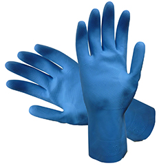 Bsl2 – silverlined rubber gloves
