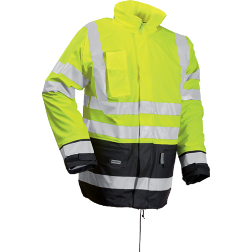Lr32 microflex hi-viz winter rain jacket