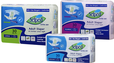 Selped patient diapers