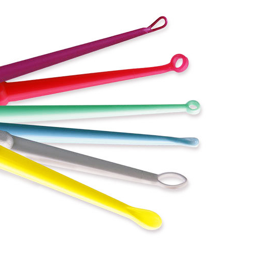 Colorful Plastic PP Ear Curette With Various Size