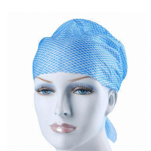 Spunlace doctor cap with tie on