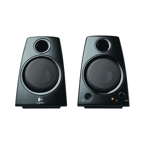 Logitech speakers z130  rich stereo sound  part no: 980-000419
