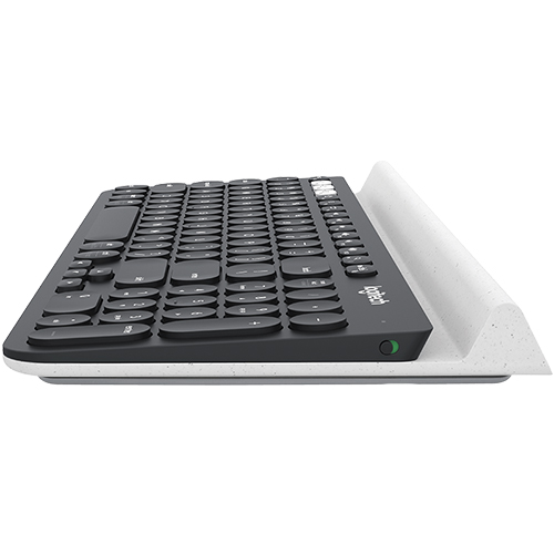 Logitech k780 bluetooth multi-device keyboard-dark grey/speckled white/eng  part no: 920-008042