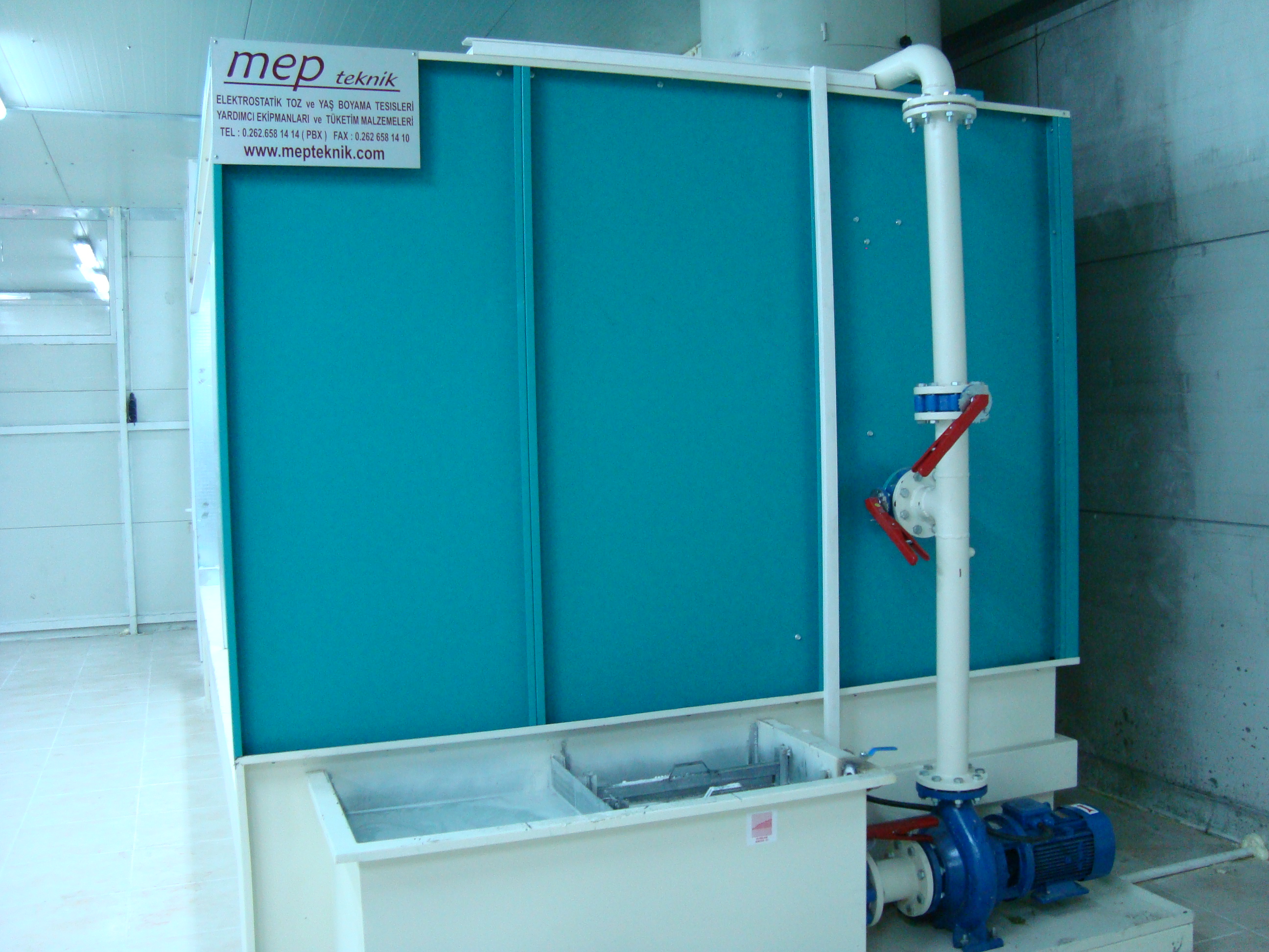 Liquid painting booths / water curtain liquid painting booths