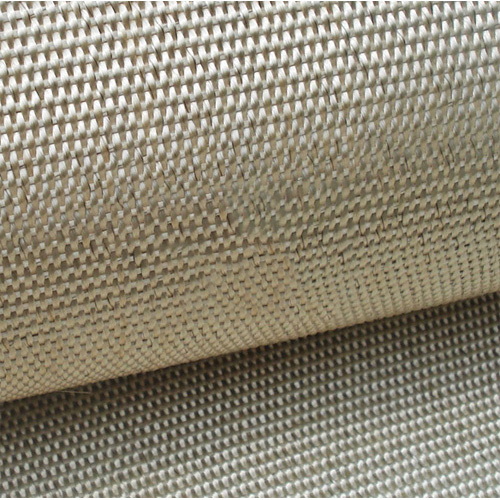 Steel wire-fiberglass blended fabric