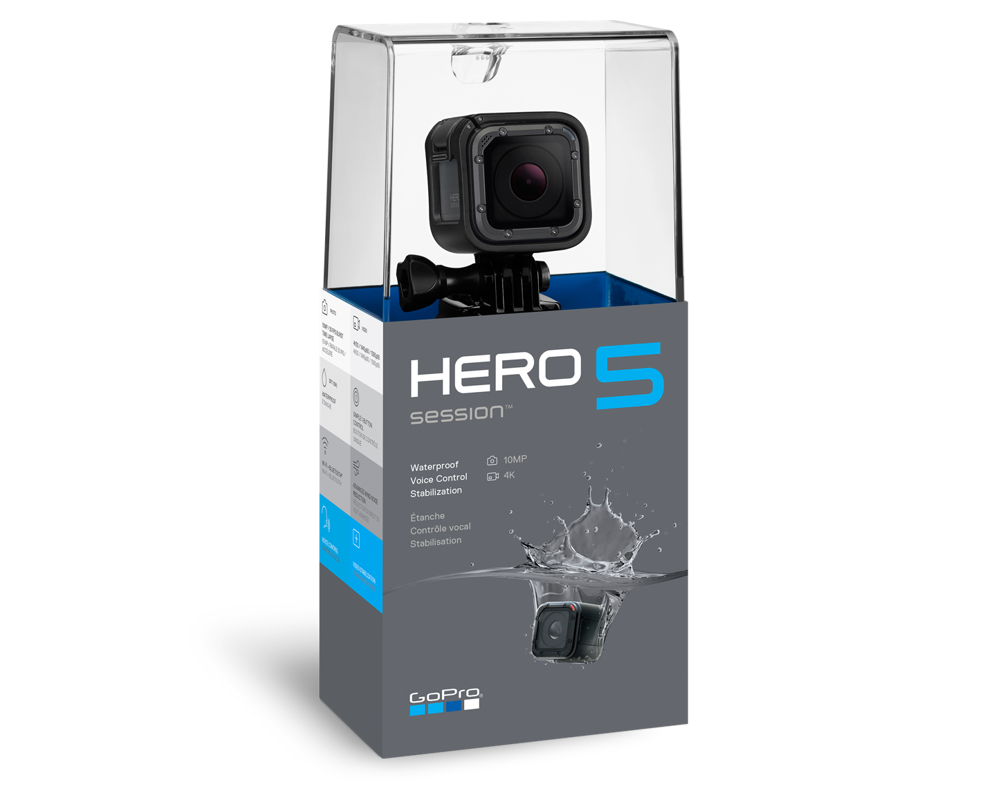 Go pro session 5 waterproof action camera- black