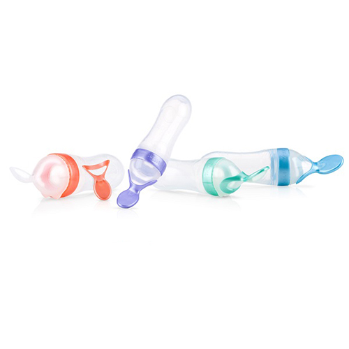 Nuby squeeze feeder w/sipper spout 2 stage 90ml 4m+.